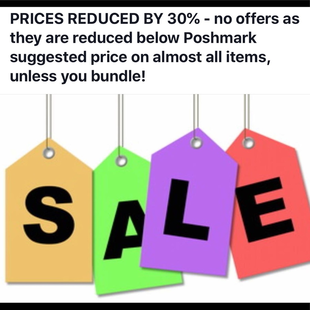 No offers on CLEARANCE ITEMS! Marked at LOWEST $$$